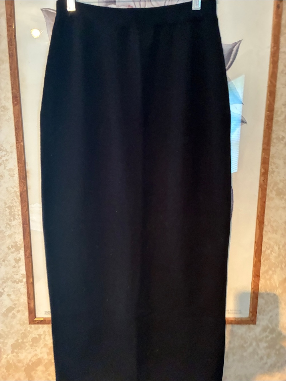 Eileen Fisher Navy BlueMaxi Straight Skirt